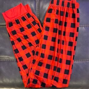 Buffalo plaid pajama pants XL
